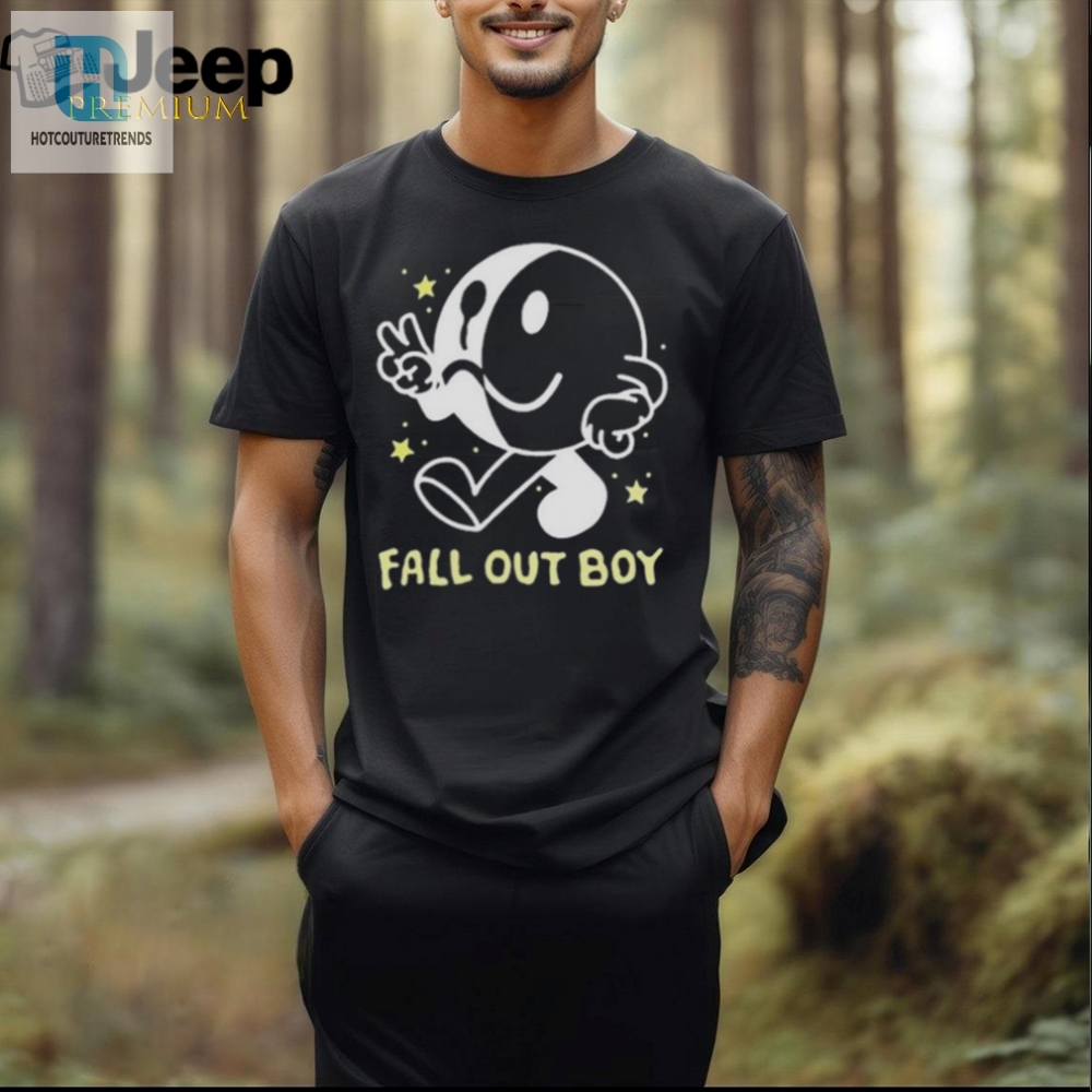 Fall Out Boy Peace Smiley Pullover Shirt 