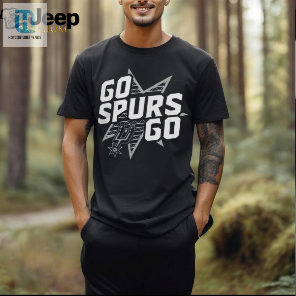 Official Go Spurs Go San Antonio Spurs Pick  Roll Coverage Logo T Shirt 