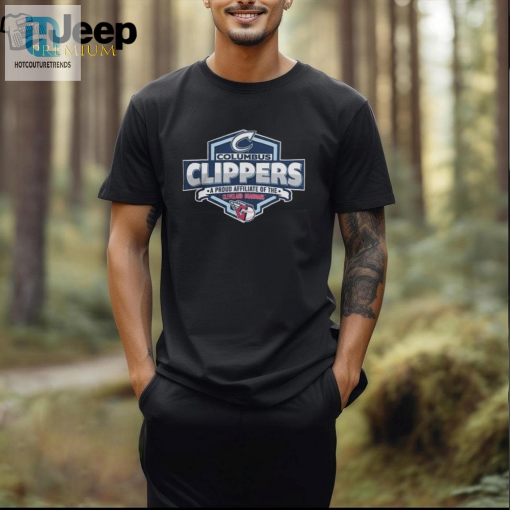 Official Columbus Clippers Bimm Ridder Carlo Afilliate Logo T Shirt 