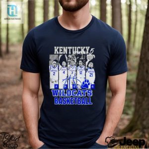 Kentucky Wildcats Basketball Starting 5 Players Shirt hotcouturetrends 1 1