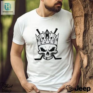 Skull Crown Hockey Los Angeles Kings Shirt hotcouturetrends 1 3