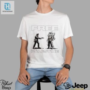 Free Palestine Police And Aaron Bushnell Shirt hotcouturetrends 1 1