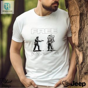 Free Palestine Police And Aaron Bushnell Shirt hotcouturetrends 1 3