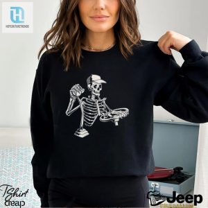 Skeleton Truck Driver Funny Big Trucking Trucker Shirt hotcouturetrends 1 3