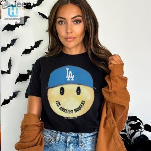 Los Angeles Dodgers Smiley Tee Shirt hotcouturetrends 1 2