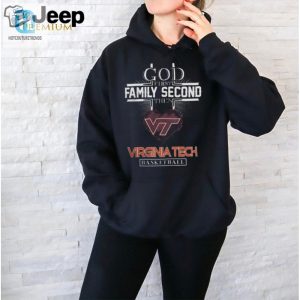 Official God First Family Second Then Virginia Tech Hokies Basketball Heart T Shirt hotcouturetrends 1 4