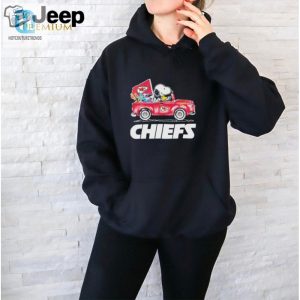 Official Super Bowl Lviii Champions Snoopy And Woodstock On Car Kansas City Chiefs Shirt hotcouturetrends 1 2