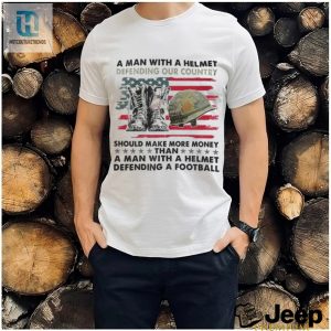 A Man With A Helmet Defending Our Country America Shirt hotcouturetrends 1 2