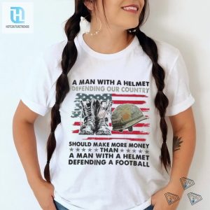 A Man With A Helmet Defending Our Country America Shirt hotcouturetrends 1 3