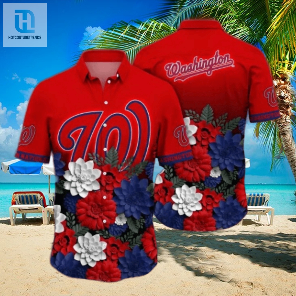Washington Nationals Mlb Flower Hawaii Shirt And Tshirt For Fans 