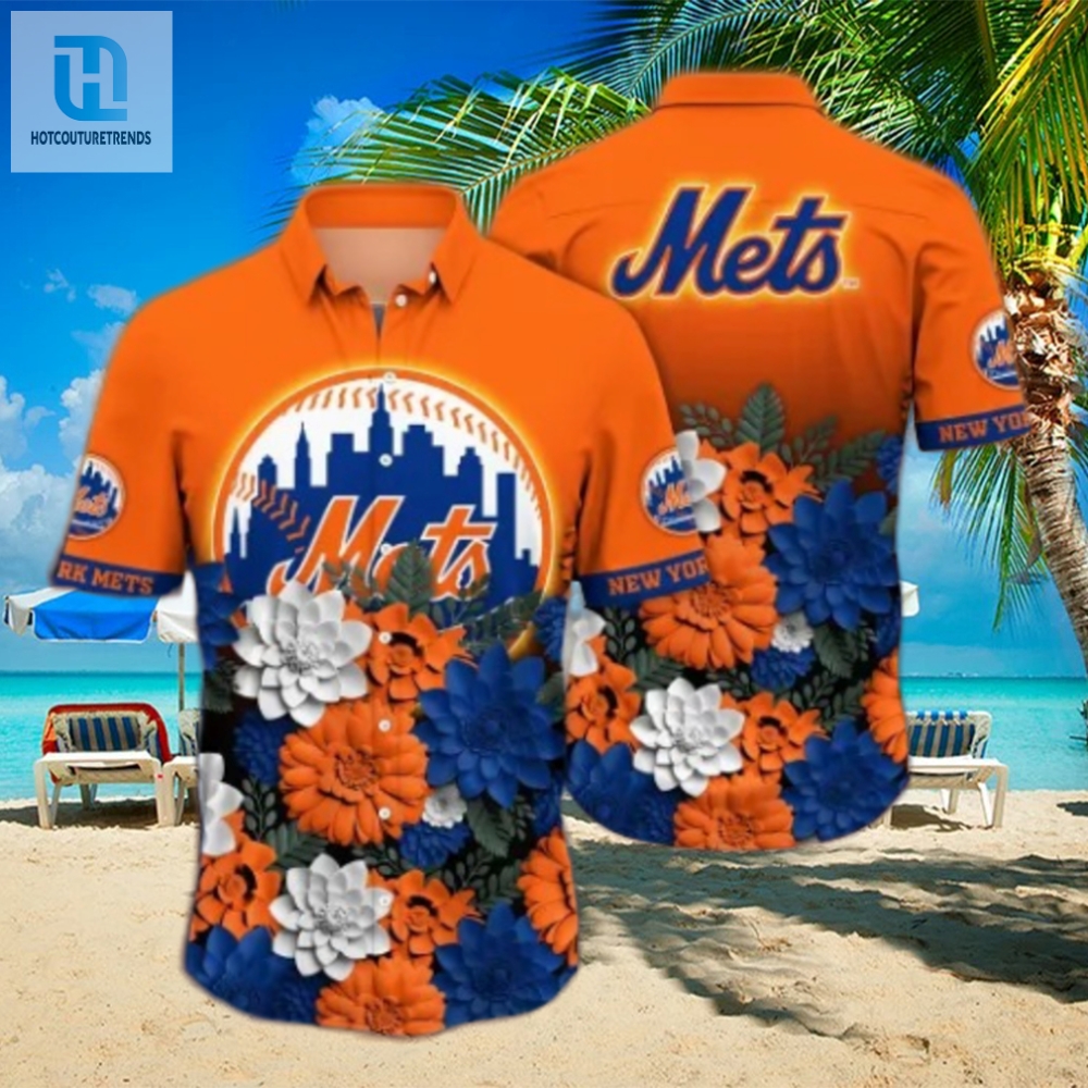 New York Mets Mlb Flower Hawaii Shirt And Tshirt For Fans 