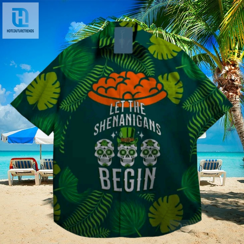 Begin Lucky Leprechaun St Patrick Day Hawaiian Shirt 