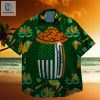 American Flag Shamrock Leprechaun St Patrick Day Hawaiian Shirt Beach hotcouturetrends 1