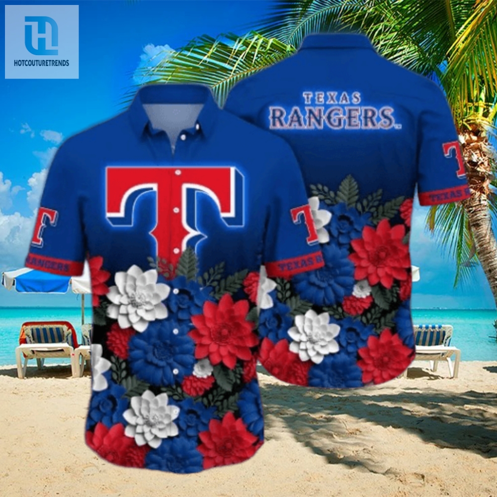 Texas Rangers Mlb Flower Hawaii Shirt And Tshirt For Fans 