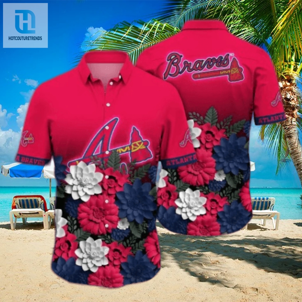 Atlanta Braves Mlb Flower Hawaii Shirt And Tshirt For Fans 