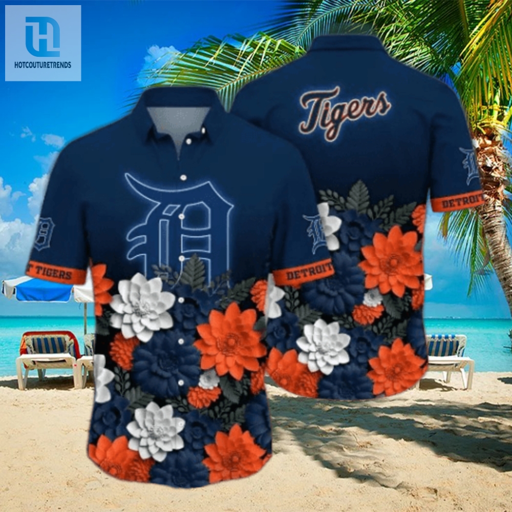 Detroit Tigers Mlb Flower Hawaii Shirt And Tshirt For Fans 