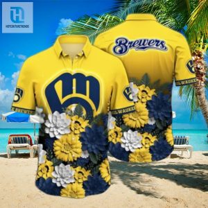 Milwaukee Brewers Mlb Flower Hawaii Shirt And Tshirt For Fans hotcouturetrends 1 1