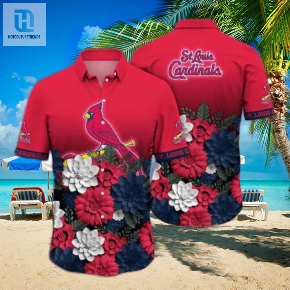 St. Louis Cardinals Mlb Flower Hawaii Shirt And Tshirt For Fans 