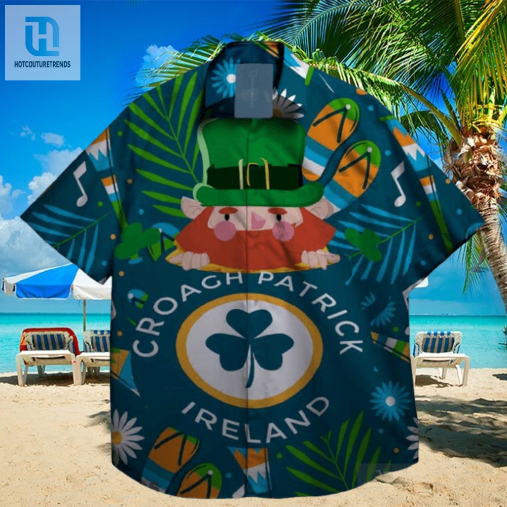 Croach Patrick Ireland Shamrocks St Patrick Day Hawaiian Shirt 
