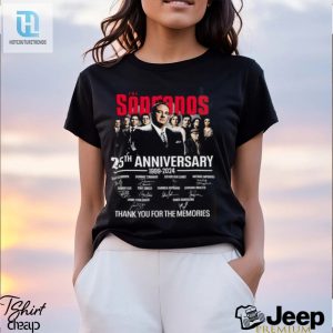The Sopranos 25Th Anniversary 1999 2024 Thank You For The Memories Signatures Shirt hotcouturetrends 1 1