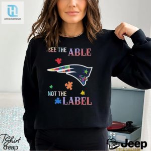 Official Official New England Patriots Autism Awareness See The Able Not The Label Shirt hotcouturetrends 1 2