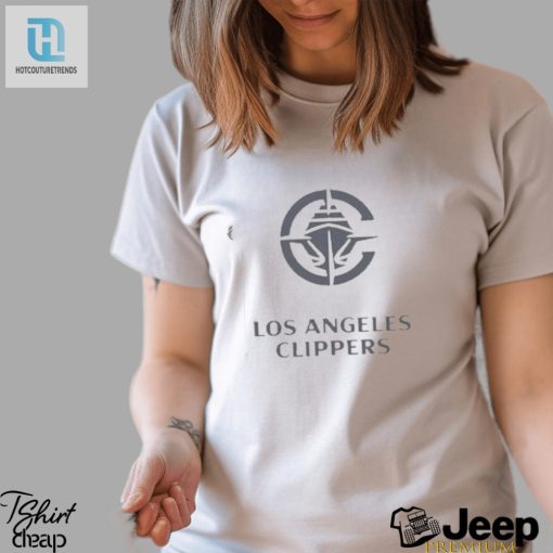 Los Angeles Clippers Stacked Logo T Shirt hotcouturetrends 1