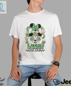 Mickey Minnie Licky Vibes Four Leaf Clover St Patricks Day Shirt hotcouturetrends 1 3