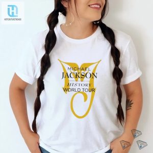 Official Michael Jackson History World Tour White T Shirt hotcouturetrends 1 1