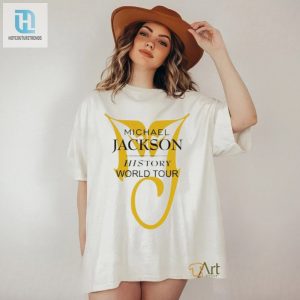 Official Michael Jackson History World Tour White T Shirt hotcouturetrends 1 2