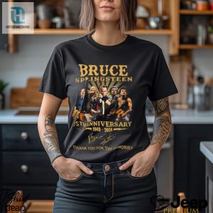 Bruce Springsteen 75Th Anniversary 1949 2024 Thank You For The Memories T Shirt hotcouturetrends 1 3