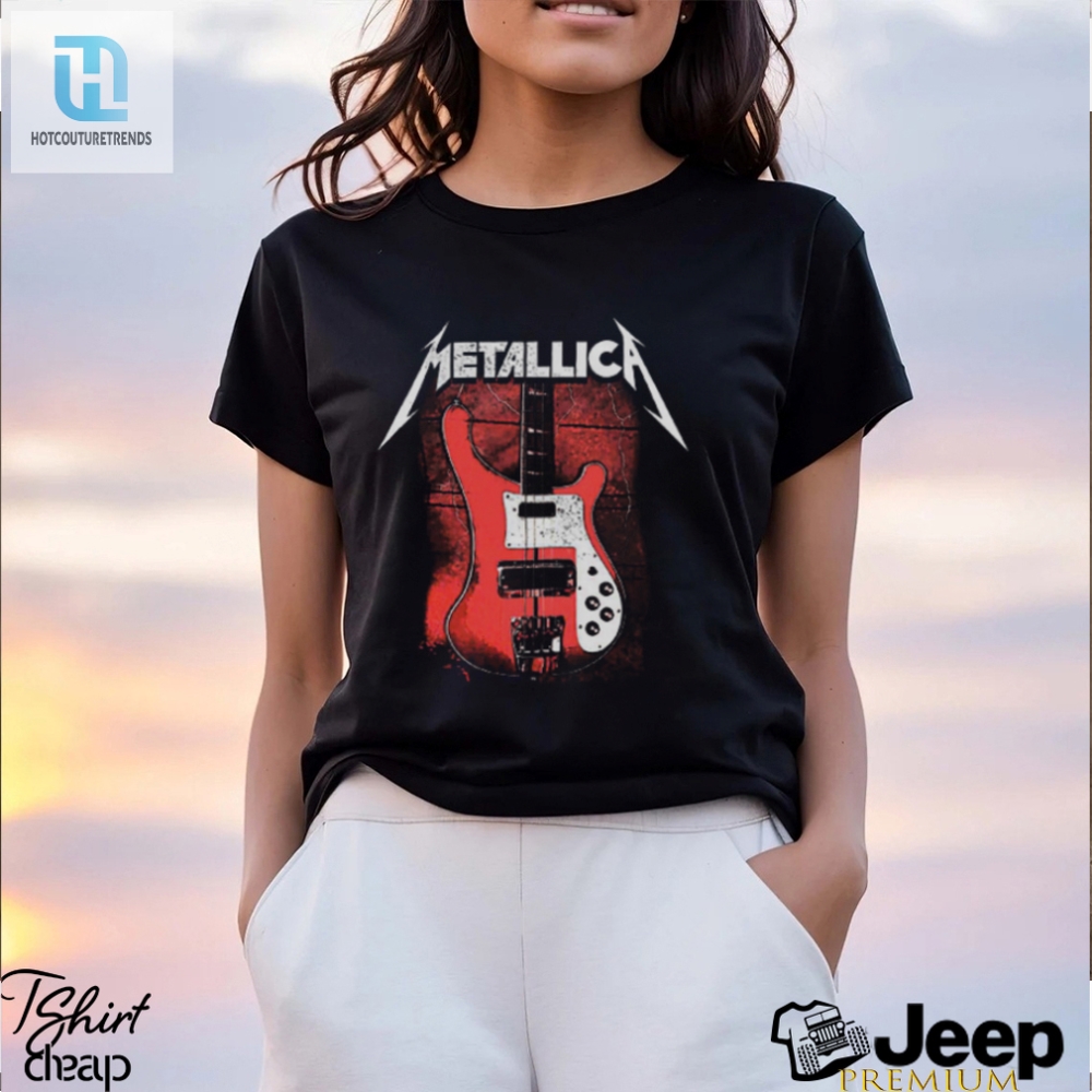 Camiseta Metallica Cliff Burton Rickenbaker Shirt 