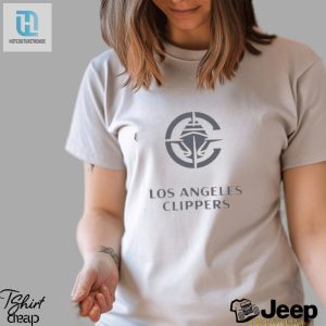 Los Angeles Clippers Stacked Logo T Shirt hotcouturetrends 1 9