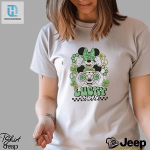 Mickey Minnie Licky Vibes Four Leaf Clover St Patricks Day Shirt hotcouturetrends 1 5