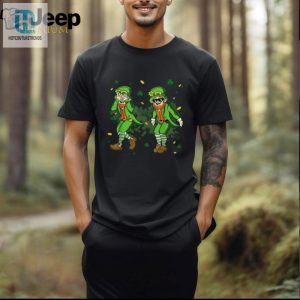 Leprechaun Griddy Dance St Patricks Day Shirt hotcouturetrends 1 2