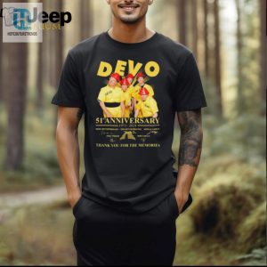 Original Devo Band 51St Anniversary 1973 2024 Thank You For The Memories Signatures T Shirt hotcouturetrends 1 2