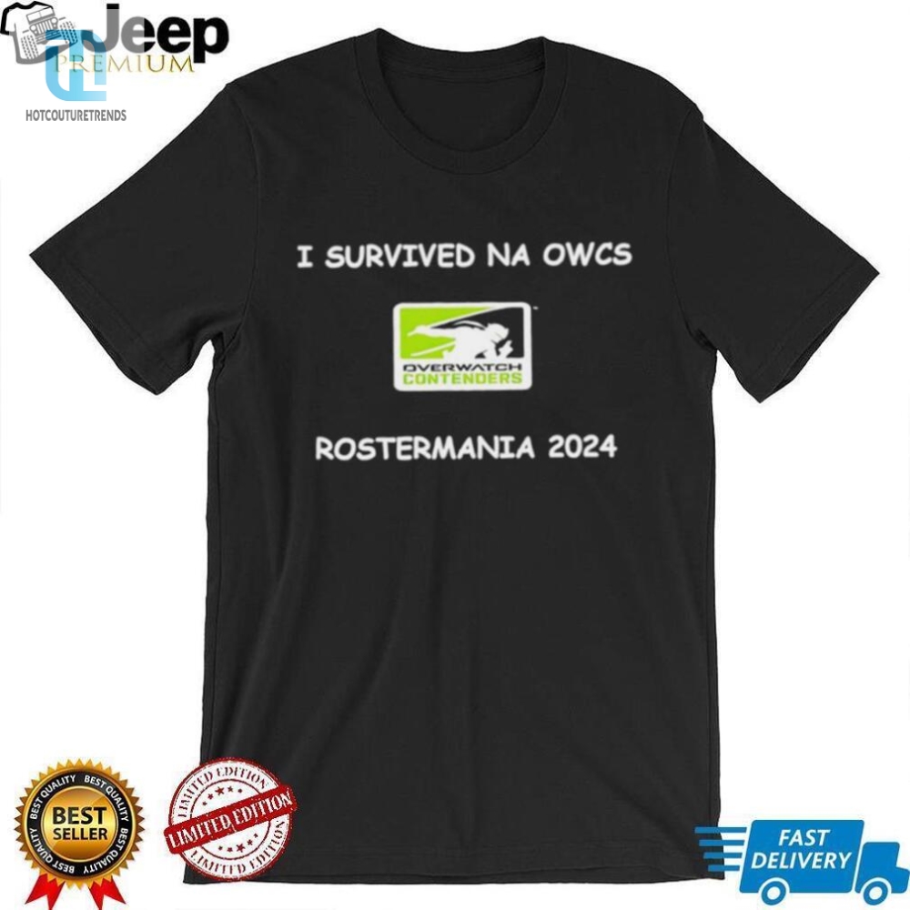 Funny I Survived Na Owcs Rostermania 2024 T Shirt 