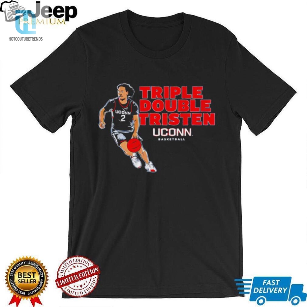 Uconn Huskies Basketball Tristen Newton Triple Double Player Shirt 