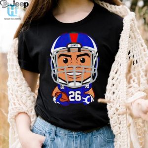 New York Giants Saquon Barkley Chibi Football Shirt hotcouturetrends 1 2