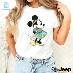 Disney Minnie Mouse Shamrock Dress St Patricks Day T Shirt hotcouturetrends 1 2