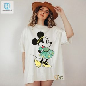 Disney Minnie Mouse Shamrock Dress St Patricks Day T Shirt hotcouturetrends 1 3