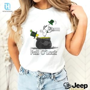 Funny Peanuts St. Patricks Day Snoopy And Woodstock Full Oluck T Shirt hotcouturetrends 1 2