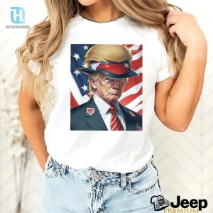 Official Donald Trump With Beautiful Hair America Flag T Shirt hotcouturetrends 1 2