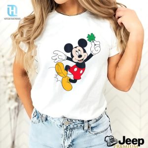 Disney Mickey Mouse Heel Click Shamrock St Patricks Day T Shirt hotcouturetrends 1 2