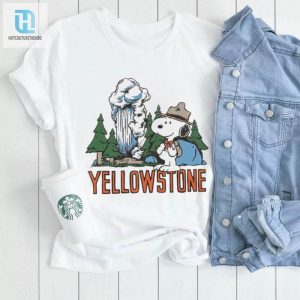 Peanuts Snoopy X Yellowstone National Park Shirt hotcouturetrends 1 2