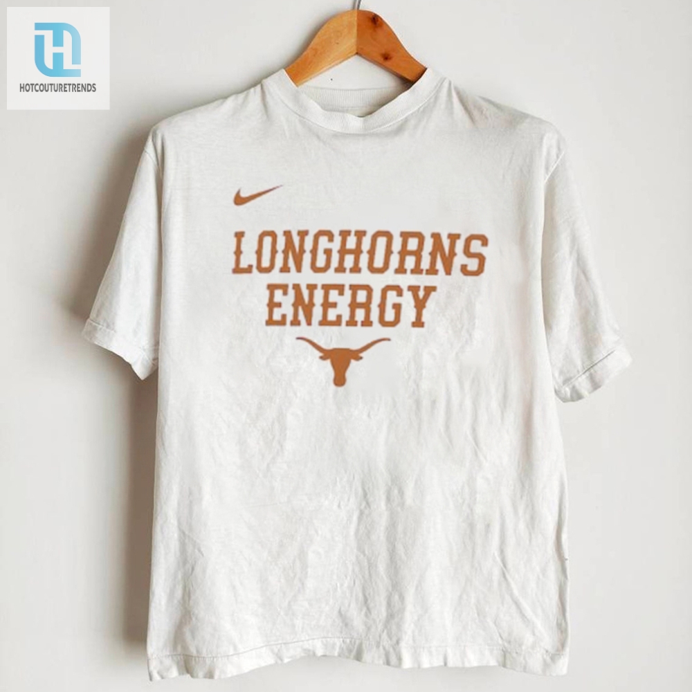 Youth Nike White Texas Longhorns 2024 On Court Bench Energy T Shirt 