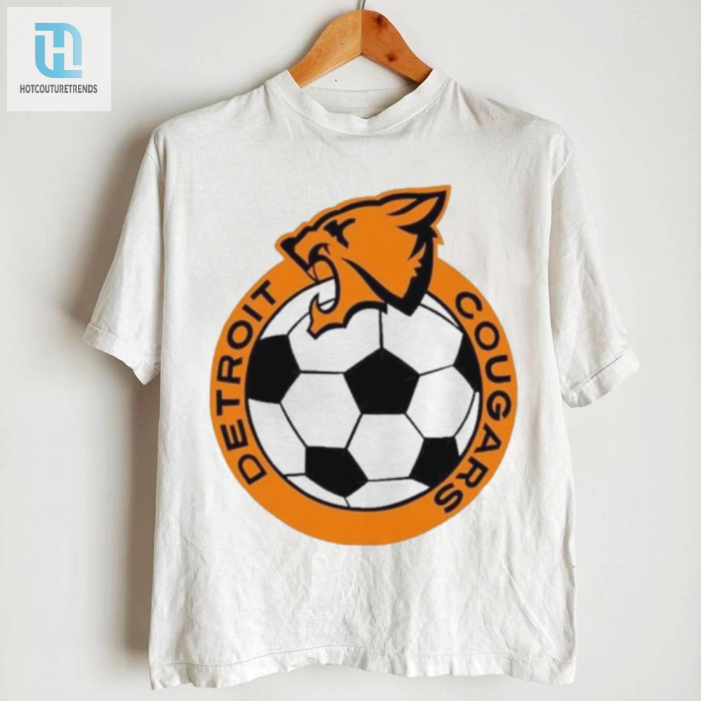 Best Detroit Cougars Soccer Vintage Logo T Shirt 