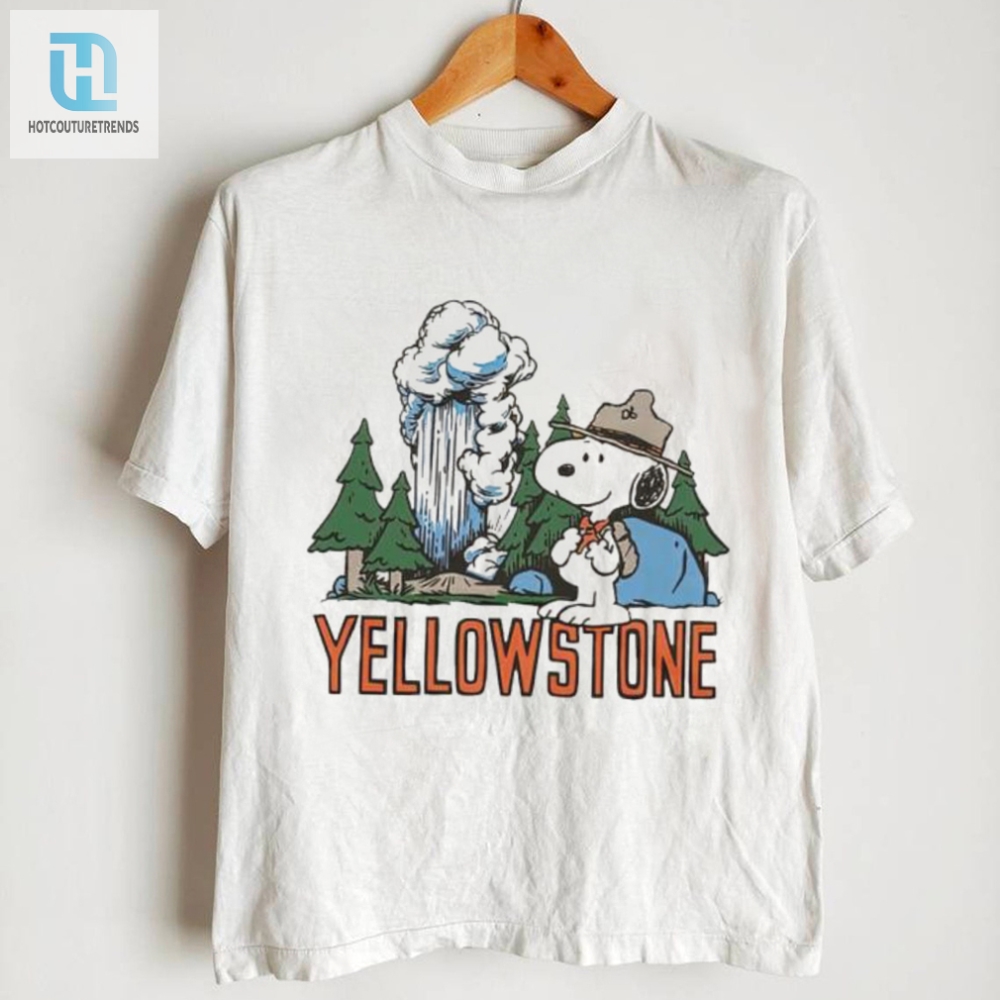 Peanuts Snoopy X Yellowstone National Park Shirt 