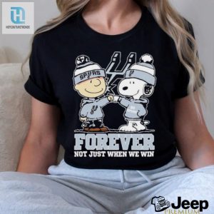 Snoopy Fist Bump Charlie Brown San Antonio Spurs Forever Not Just When We Win Shirt. hotcouturetrends 1 2