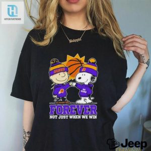 Snoopy Fist Bump Charlie Brown Phoenix Suns Forever Not Just When We Win Shirt hotcouturetrends 1 1