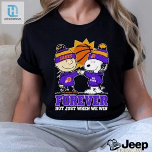 Snoopy Fist Bump Charlie Brown Phoenix Suns Forever Not Just When We Win Shirt hotcouturetrends 1 2